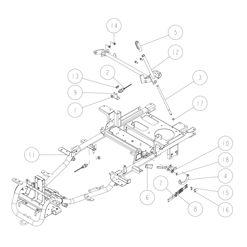 Levier d'embrayage de couteau ORIGINAL OREC CMP O0348-12100