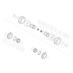 Bullone esagonale (8T) M10*25 O89-1113-100252 ORIGINALE OREC