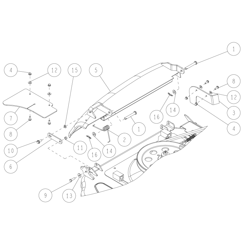 Couvercle droit ORIGINAL OREC CMP O0340-50100