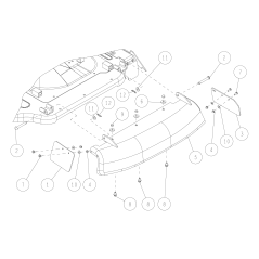 Seitenklappe (vorne) O0244-61800 ORIGINAL OREC | NewgardenParts.com