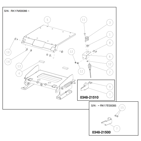 Sitzschalterhalterung Seriennummer: RH18 O0341-21600 ORIGINAL OREC | NewgardenParts.com