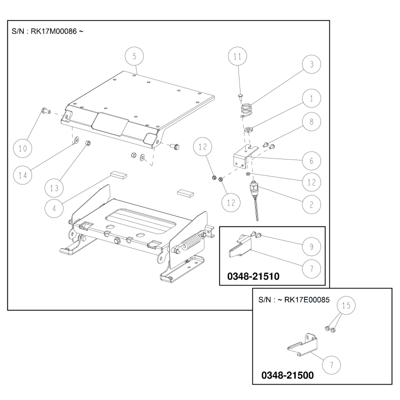 Support de commande d'embrayage ORIGINAL OREC O0348-21510