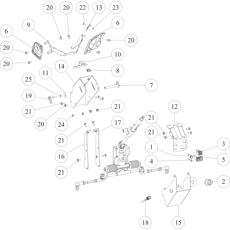 Maniglia di supporto CMP (lunga) (bianca) O0348-15101 ORIGINALE OREC