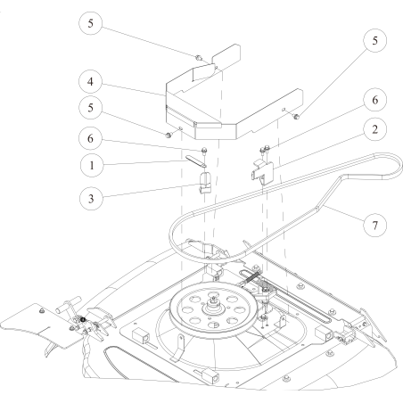 Support de ceinture gauche (gris métallisé) O0244-4240H ORIGINAL OREC | NewgardenParts.com