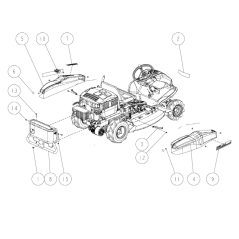 Support de couvercle latéral ORIGINAL OREC CMP O0244-22400 | NewgardenParts.com