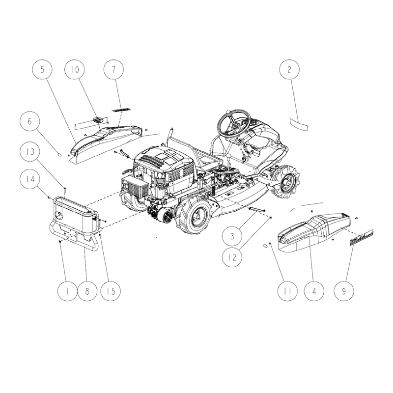Support de couvercle latéral ORIGINAL OREC CMP O0244-22400