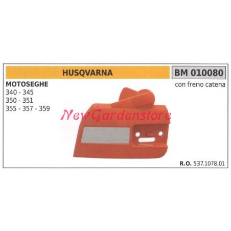 Carter copricatena HUSQVARNA motore motosega 340 345 350 351 355 357 359 010080 | NewgardenParts.com