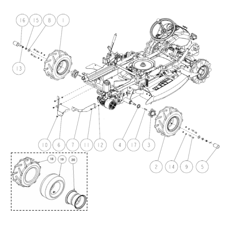 Rear belt cover (AV98 CE) O0259-60100 ORIGINAL OREC | NewgardenParts.com