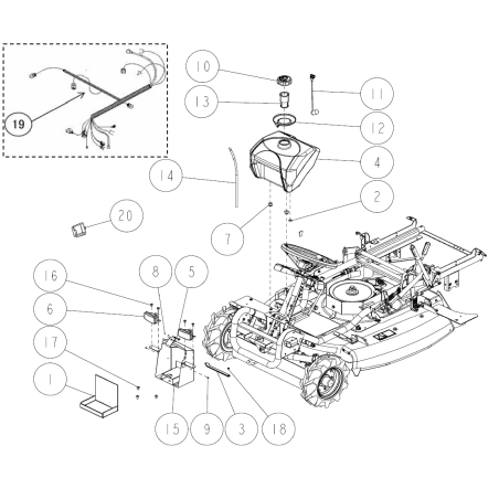 Battery Setting Stay O0244-60810 ORIGINAL OREC | NewgardenParts.com