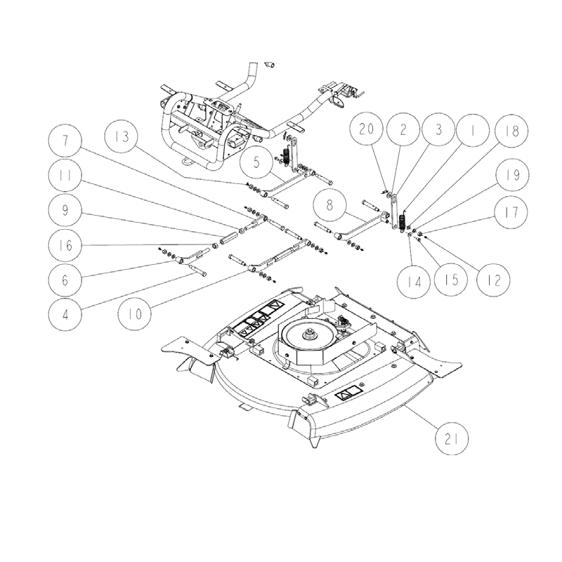 Front Link Arm R CMP O0255-50200 ORIGINALE OREC