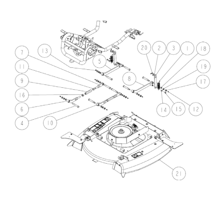 Front Link Arm L CMP O0255-50800 ORIGINAL OREC | NewgardenParts.com