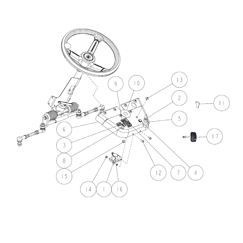 Chiave avviamento O0207-83400 ORIGINALE OREC