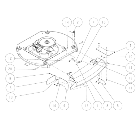Protector de pie (delantero derecho) O0259-53100 ORIGINAL OREC | NewgardenParts.com