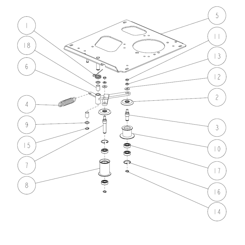 Messerspannrolle (B) O0259-40100 ORIGINAL OREC