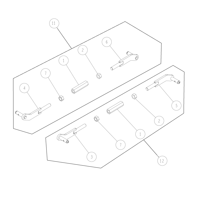 Braccio di collegamento anteriore posteriore (R) CMP O0312-56100 ORIGINALE OREC