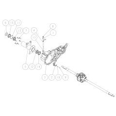 Axle Case(R) CMP O0244-01200 ORIGINALE OREC