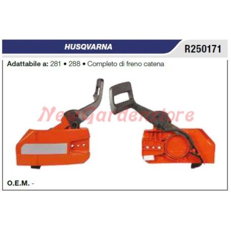 Carter copricatena HUSQVARNA motosega 281 288 con freno R250171 | NewgardenParts.com