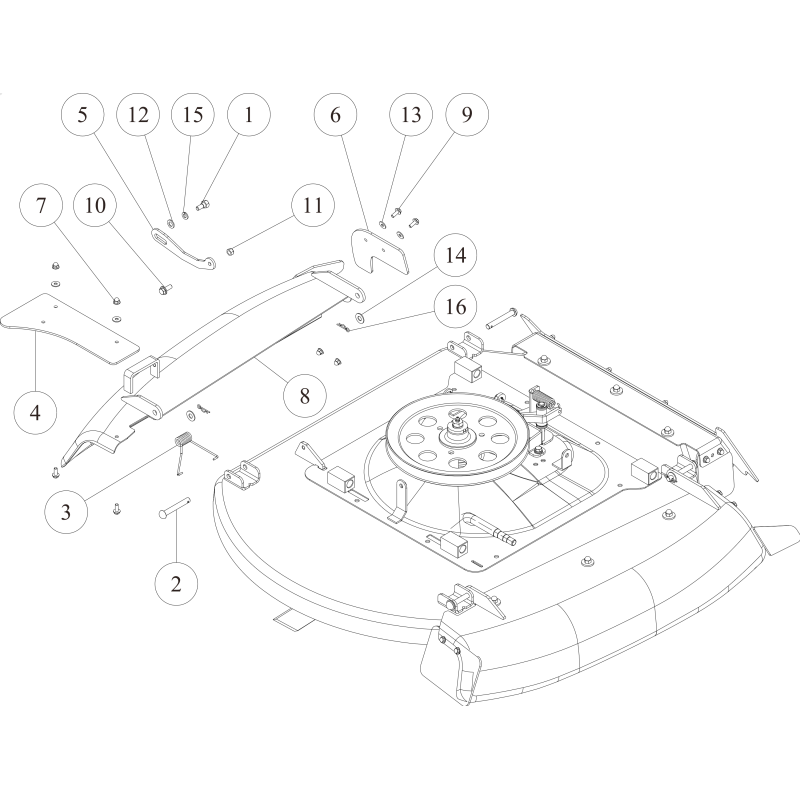 Cache droit CMP (gris métallisé) O0348-5020H ORIGINAL OREC