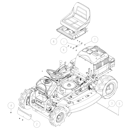 Protector delantero (RM980F) O0227-20400 ORIGINAL OREC | NewgardenParts.com
