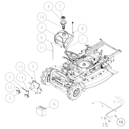 Wire Harness AssyRM980F (B&S) O0227-81800 ORIGINALE OREC | NewgardenParts.com