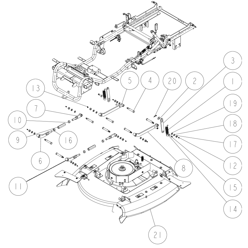Front LinkArm L CMP O0281-50200 ORIGINAL OREC
