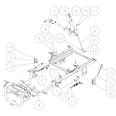 CMP O0227-82400 ORIGINAL OREC Auf-/Ab-Verstellwelle | NewgardenParts.com