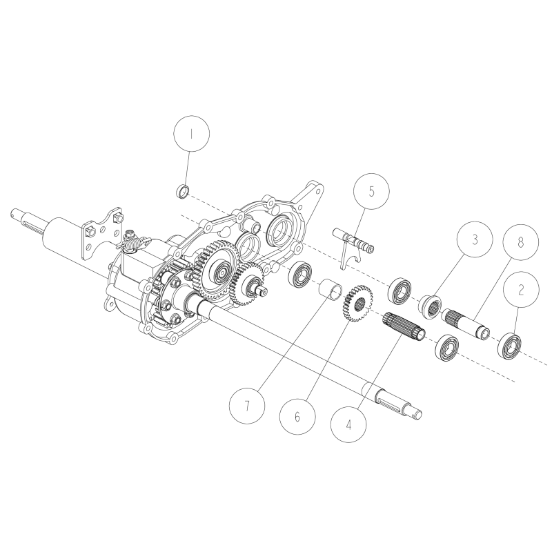 B Axle O0227-00100 ORIGINAL OREC