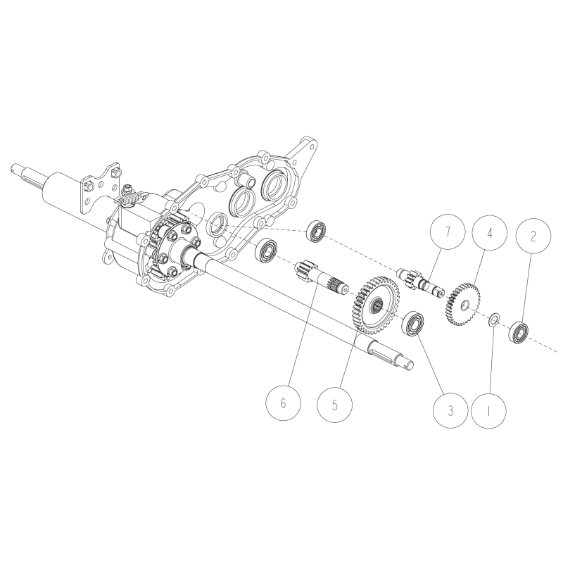 D Axle O0207-02700 ORIGINALE OREC