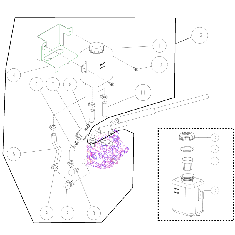 HST TankInstallation O0227-02400 ORIGINAL OREC