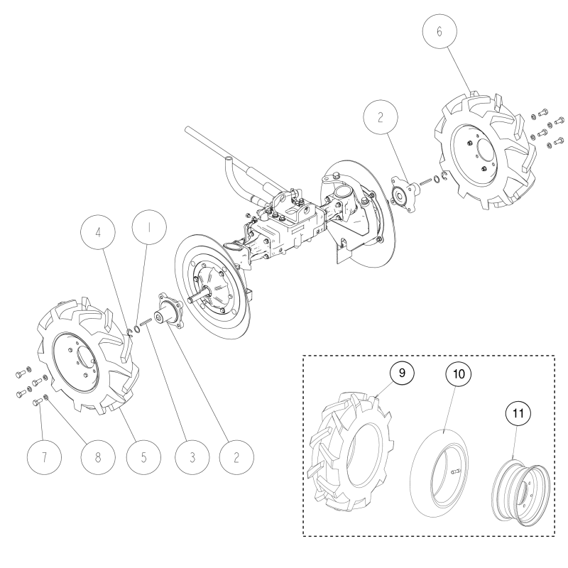 MOYEU DE ROUE ORIGINAL OREC O0227-30110
