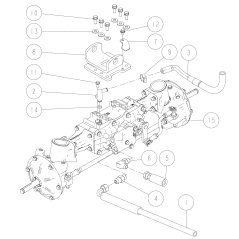 ORIGINAL OREC 1590 O0227-00400 Oil Pressure Hose