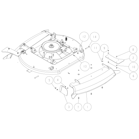 CMP Linke Seitenabdeckung (4WDEU) O0227-81600 ORIGINAL OREC | NewgardenParts.com
