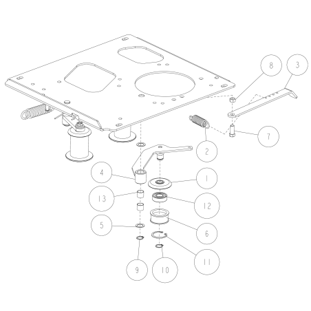 Brazo tensor de accionamiento CMP O0227-40600 ORIGINAL OREC | NewgardenParts.com