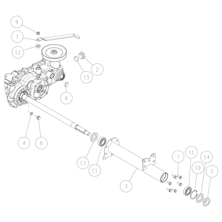 Axle box (L) CMP O0312-01100 ORIGINAL OREC | NewgardenParts.com