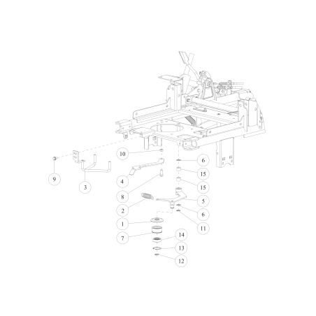 CMP Drive Tension Arm (Metallic Gray) O0347-4110H ORIGINAL OREC | NewgardenParts.com