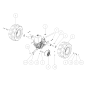 Support de cache-ventilateur OREC CMP (gris métallisé) O0227-0220H AUTHENTIQUE
