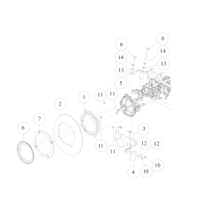 OREC Vorderrad-Gummilager (Metallic-Grau) O0227-3021H ORIGINAL