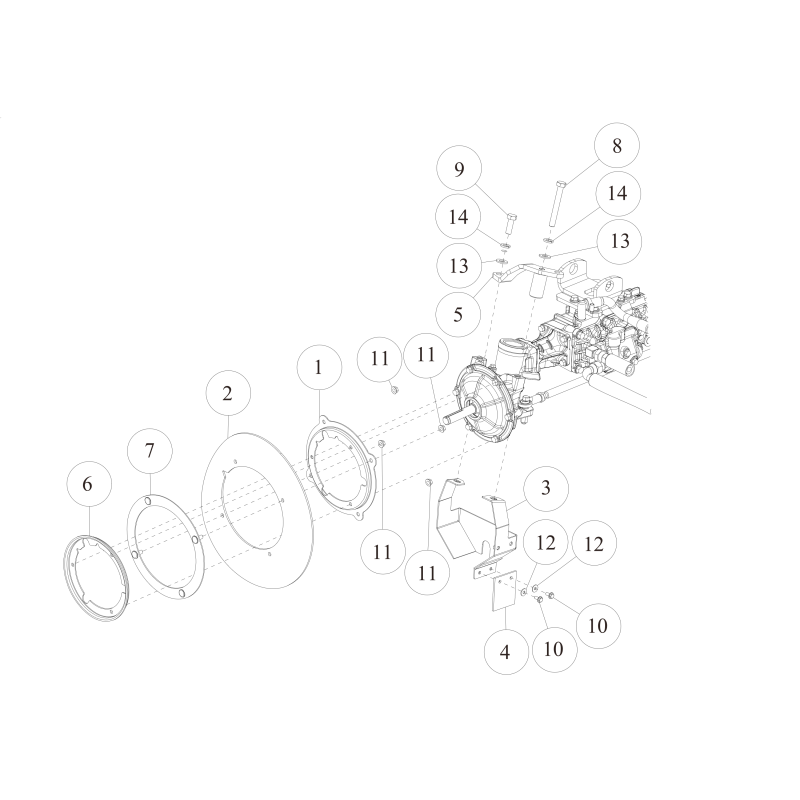 CMP Axle Dust Cover (Metallic Gray) O0227-3260H ORIGINAL OREC
