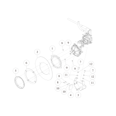 Vorderachsabdeckung (R) CMP (Metallicgrau) O0227-3060H ORIGINAL OREC | NewgardenParts.com