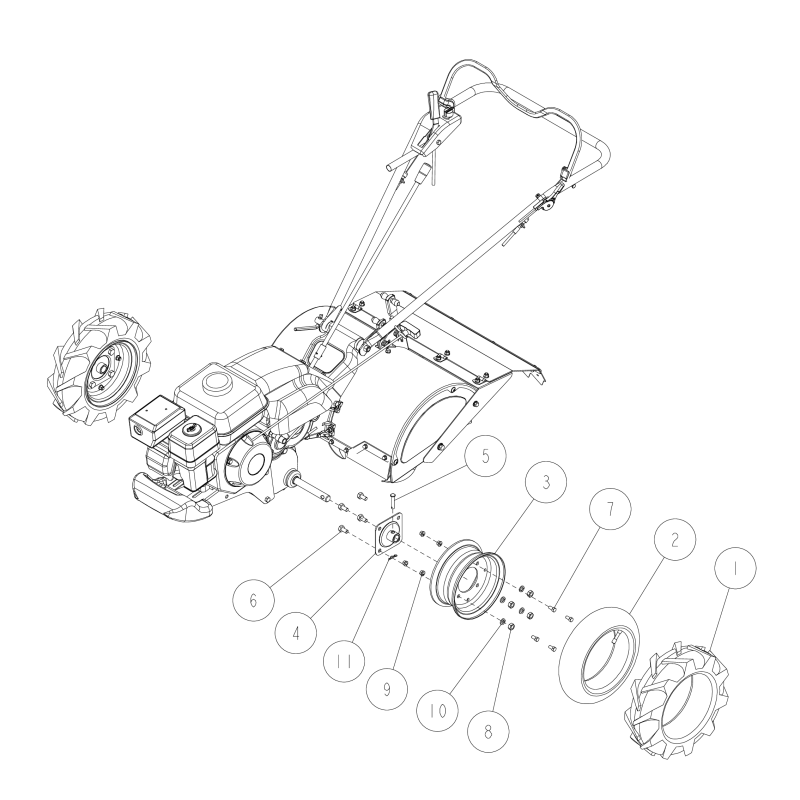 Wheel Boss O80-1260-414-00 ORIGINAL OREC