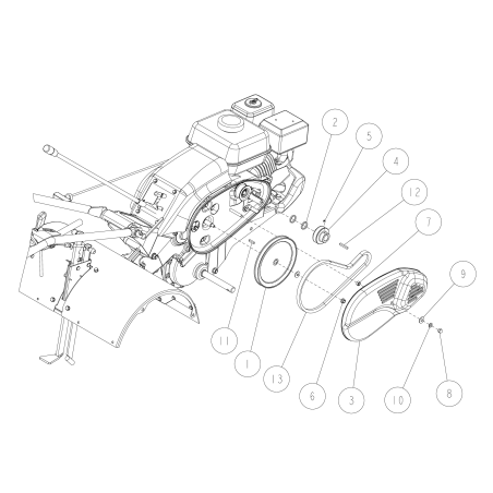 Belt Cover Out O0031-40200 ORIGINAL OREC | NewgardenParts.com