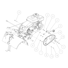 Arbre de bras de tension ORIGINAL OREC O80-1260-535-00 | NewgardenParts.com