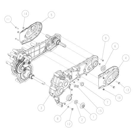 Boîte de transmission (L) O0031-00100 ORIGINAL OREC | NewgardenParts.com