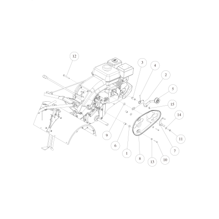 Belt Cover in (White) O0031-41101 ORIGINAL OREC | NewgardenParts.com