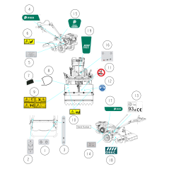 Etikett, Modifikation (SF600E) O0031-72110 ORIGINAL OREC | NewgardenParts.com