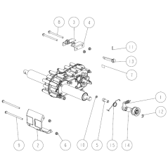 Arbre de réglage du bras de tension d'entraînement OREC ORIGINAL O80-1920-535-00 | NewgardenParts.com