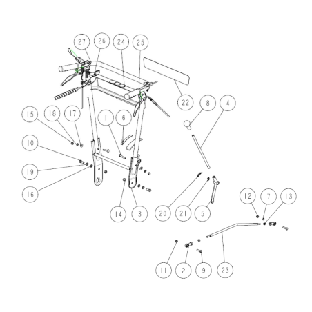 Accessoire de poignée ORIGINAL OREC O80-1920-201-00 | NewgardenParts.com