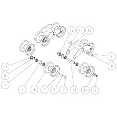 ORIGINAL OREC O0914-30200 Schwenkrad-Einstellwelle