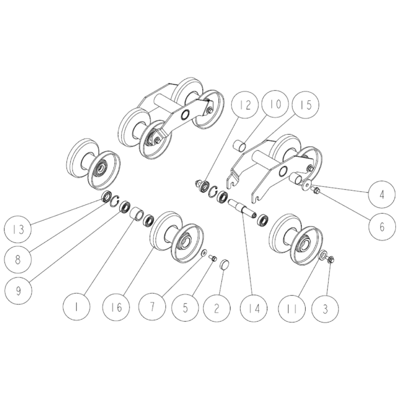 ORIGINAL OREC O0914-30200 Schwenkrad-Einstellwelle