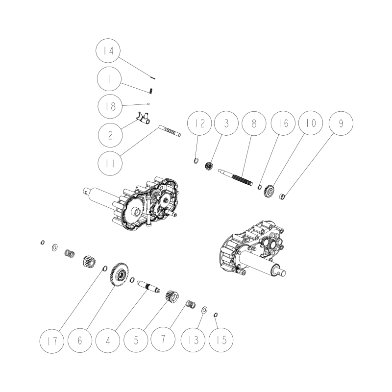 1st Shaft Shift Gear 14T O0913-01200 ORIGINALE OREC